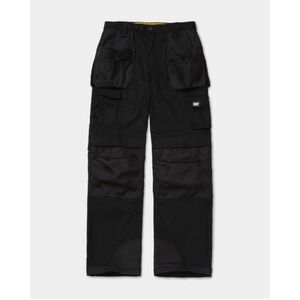 CAT Caterpillar Black Work Cargo Pants Tool Pockets Utility Workwear W L‎ 38/30